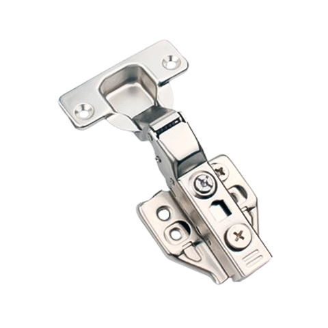 Charniere 3D <br>demi-coudé 35mm en acier galvanisé